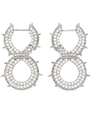 DARKAI Spiked Hoop Earrings - Mettallic