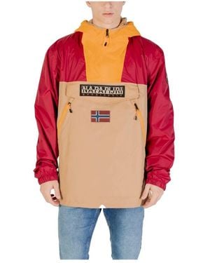 Napapijri Wasserdichte Outdoor-Jacke Für Männer - Rot