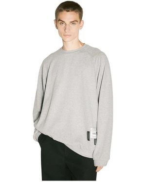 Undercover Katoenen Jersey Logo Patch Sweatshirt - Grijs