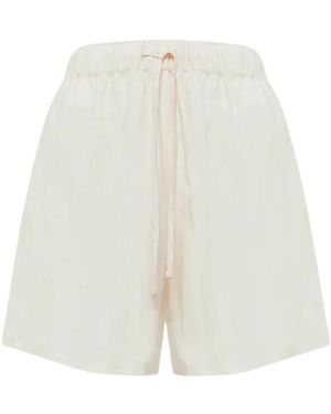 Laneus Casual Shorts - White