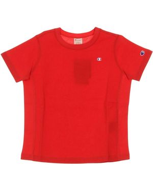 Champion Fitness ,Rood ,Crewneck Tee Hire