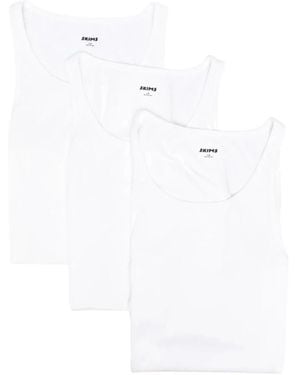 Skims Sleeveless Tops - Blanco