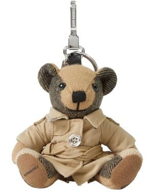 Burberry Bär-Schlüsselanhänger - Mettallic
