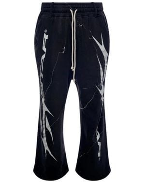 HELLSTAR Flame Flare Sweatpants - Blau