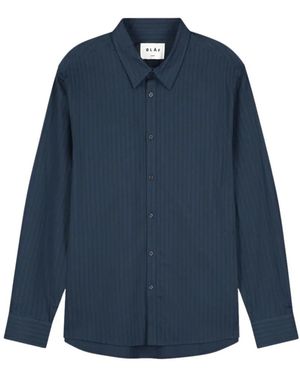 OLAF HUSSEIN Casual Shirts - Blue