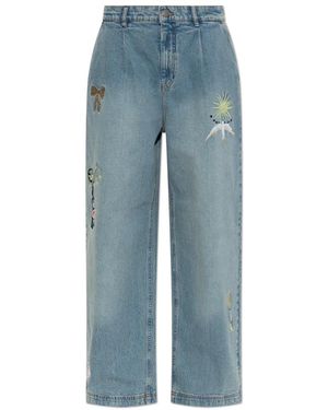 Munthe Jeans ,Blauw ,Katoen Brali Jeans