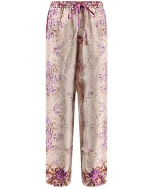 Pierre Louis Mascia Wide Trousers - Pink
