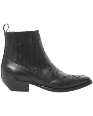 Roseanna Schoenen ,Zwart ,Leer Tucson Boots