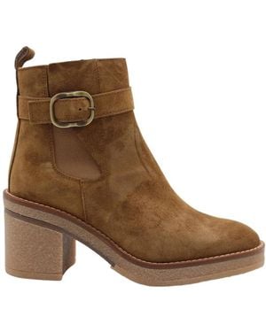 Alpe Stilvolle Stiefeletten - Braun