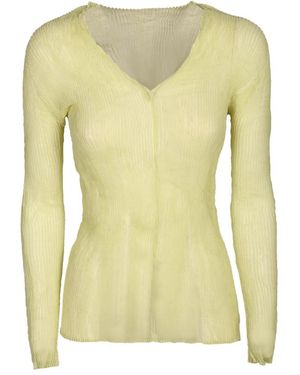 Issey Miyake Blouses - Geel