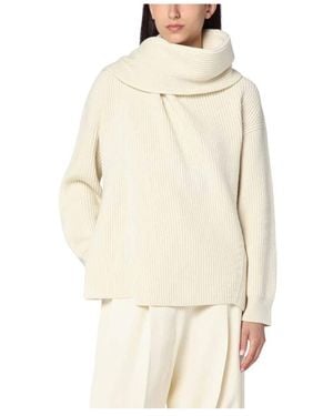 Jil Sander Crewneck Sweater - Natur