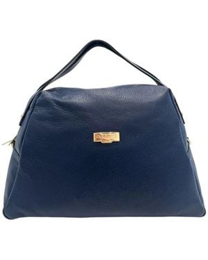 Baldinini Trend Cowhide Clutch Bag - Blauw