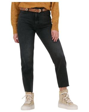 Object High Waist Denim Jeans - Blau
