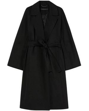 Marina Rinaldi Belted Coats - Negro