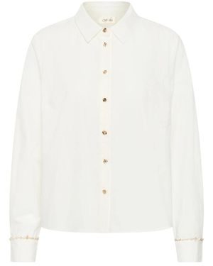 Cream Blouses & Hemden - Wit