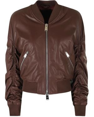 Dondup Bomber Jackets - Marrone