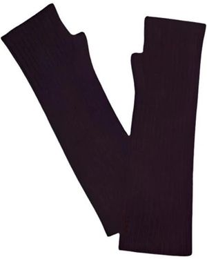 Koon Cachemire Accessoires ,Paars ,Wol Mitaines - Blauw