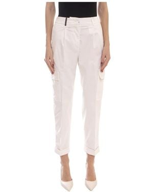 Peserico Cropped Trousers - Rosa