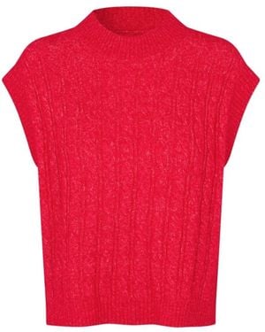 Lolly's Laundry Round-Neck Knitwear - Rosso