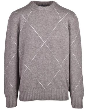 Vengera Round-Neck Knitwear - Gris