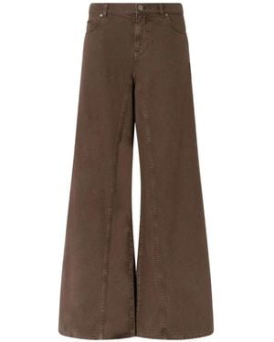 Pinko Wide Jeans - Marrón