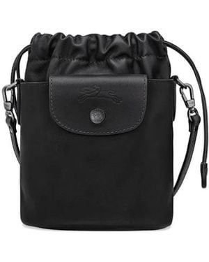Longchamp Drawstring Closure Bag - Black