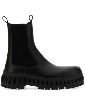 Jil Sander Chelsea Boots - Black