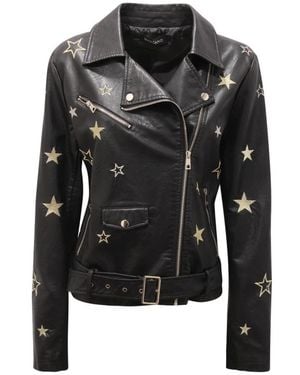 Mangano Leather Jackets - Negro