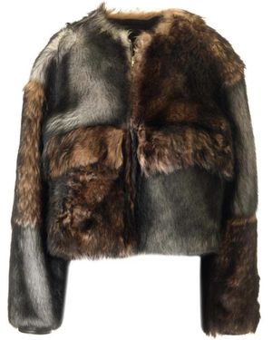 DURAZZI MILANO Faux Fur & Shearling Jackets - Negro