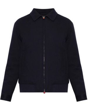Kiton Wolljacke - Blau
