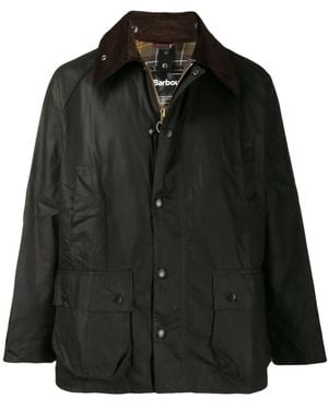 Barbour Jassen ,Groen ,Katoen Classic Bedale Wax Jacket - Zwart