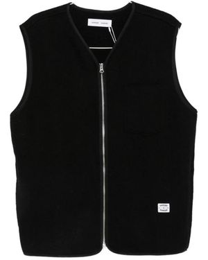 Samsøe & Samsøe Jassen ,Zwart ,Wol Sahannes Vest