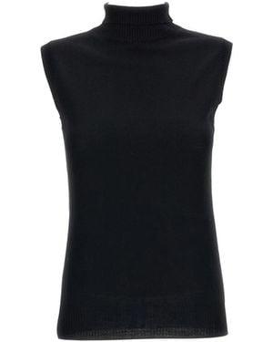 Sportmax Rollkragenpullover - Schwarz