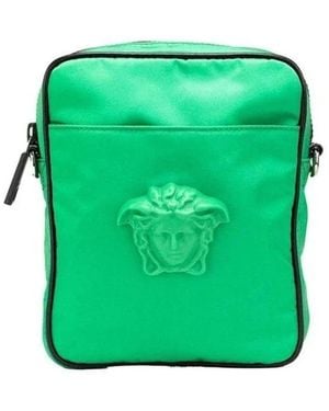 Versace La Medusa Nylon Umhängetasche - Grün