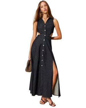 Twinset Maxi Dresses - Blue