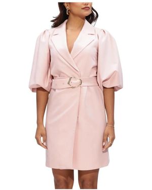 Notre-v Kleedjes ,Roze ,Denim Jurken Nv-Henny
