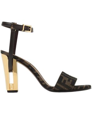 Fendi High Heel Sandals - Negro