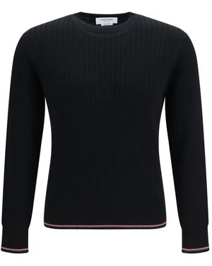 Thom Browne Round-Neck Knitwear - Negro