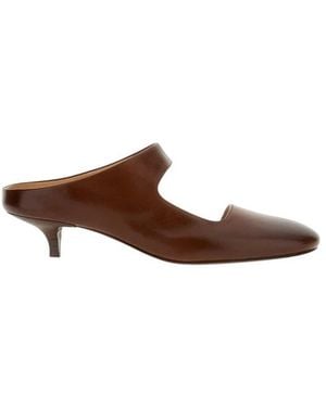 Marsèll Schoenen ,Bruin ,Leer Mule Spianata
