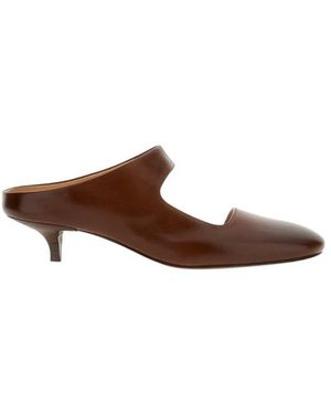 Marsèll Schoenen ,Bruin ,Leer Mule Spianata