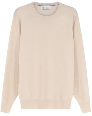 Brunello Cucinelli Cashmere Knitwear - White