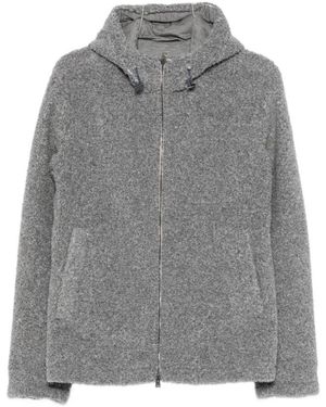 Herno Hoodies & Sweatvesten ,Grijs ,Down Jassen