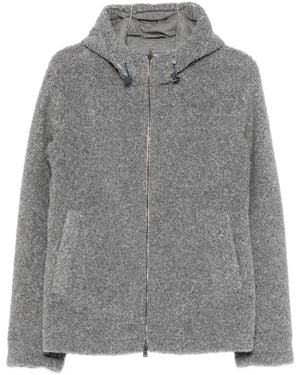Herno Hoodies & Sweatvesten ,Grijs ,Down Jassen