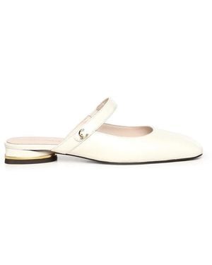 Coccinelle Mules - White