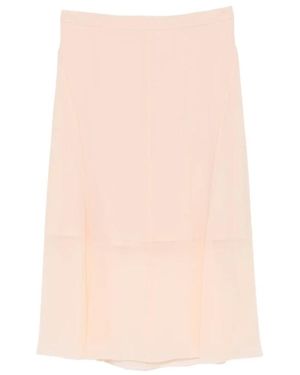 Mugler Gelaagde Lingerie Rok - Roze