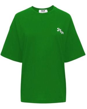 MSGM T-Shirts - Verde