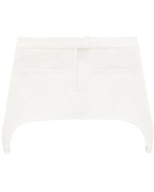Courreges Short Skirts - White