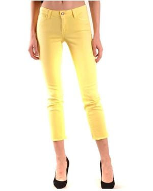 Roy Rogers Cropped Pants - Yellow