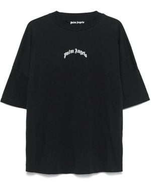 Palm Angels T-Shirts - Black