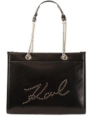Karl Lagerfeld Tote Bags - Nero